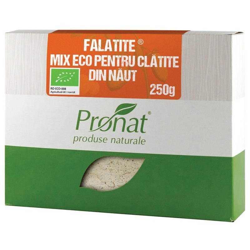 Reducere 14% - Mix Bio din Faina de Naut cu Condimente, pentru Clatite, Falatite, 250 g 1 Mix Bio din Faina de Naut cu Condimente