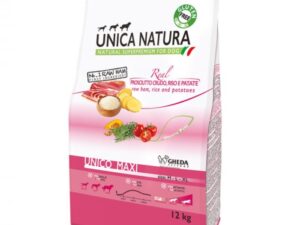 Natura Unica hrana uscata pentru caini talie mare cu Sunca cruda