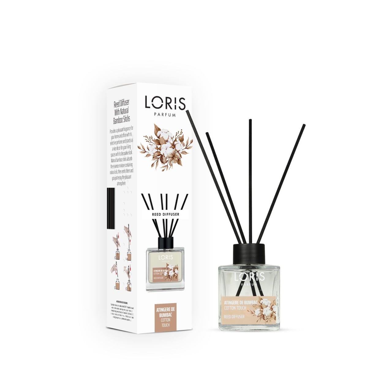 Reducere 43% - Odorizant camera - Loris Atingere de Bumbac - 100 ml 1 Odorizant camera - Loris Atingere de Bumbac - 100 ml