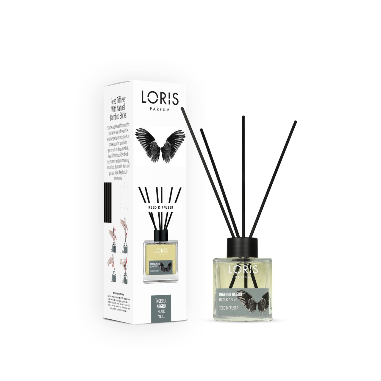 Reducere 43% - Odorizant camera - Loris Ingerul Negru - 100 ml 1 Odorizant camera - Loris Ingerul Negru - 100 ml