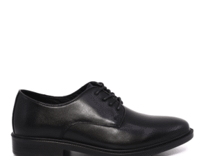 Pantofi derby băieți Benvenuti negri din piele 2020MP3512N