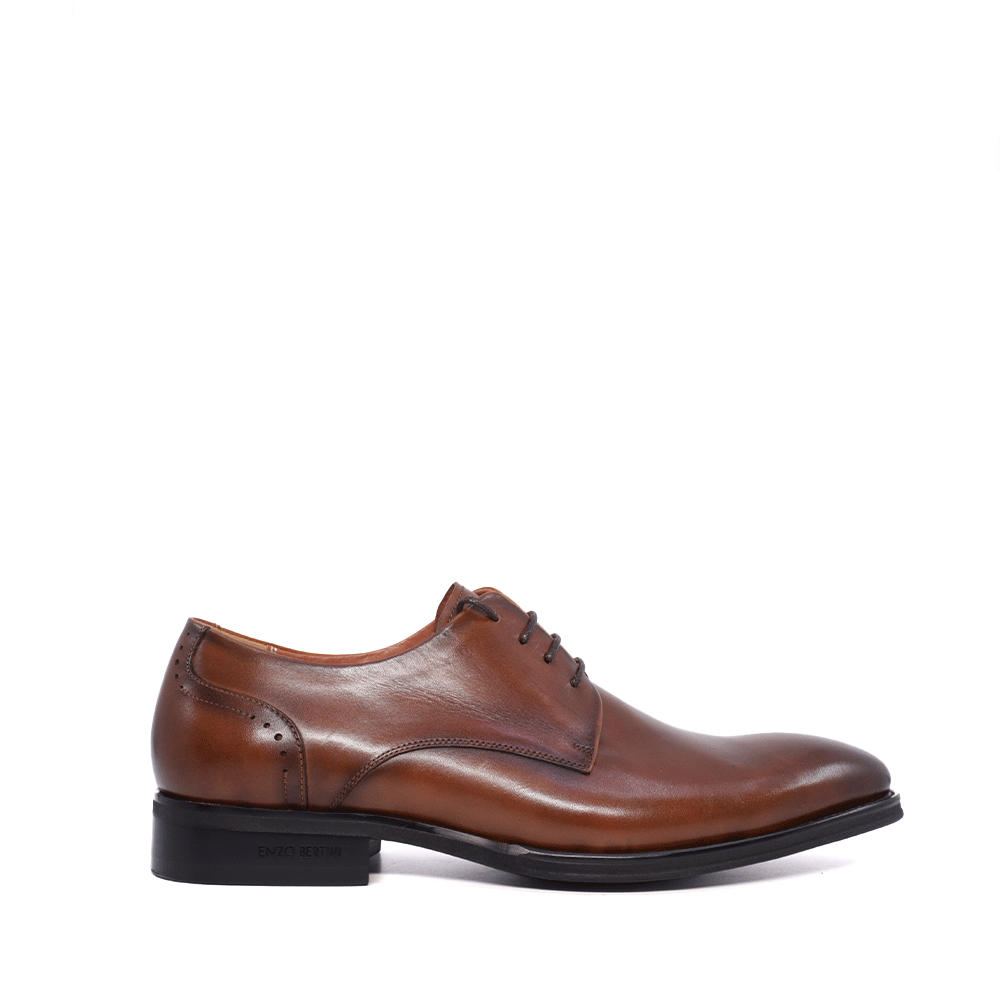 Reducere 40% - Pantofi derby bărbați Enzo Bertini Premium Collection cognac din piele naturală 1647BP2308CO 1 Pantofi derby bărbați Enzo Bertini Premium Collection cognac din piele naturală 1647BP2308CO