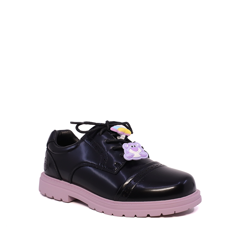 Reducere 20% - Pantofi derby fetițe Benvenuti negri din piele naturală 3790FP010N 2 Reducere 20% - Pantofi derby fetițe Benvenuti negri din piele naturală 3790FP010N - imagine 2
