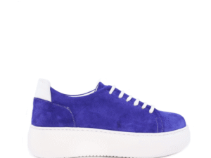 Pantofi femei Benvenuti albastri din piele întoarsă 2385DP1448VBL
