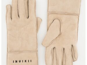 Manusi unisex din piele de oaie - Maro nisip