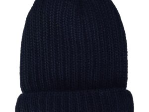 Caciula de iarna pentru copii -  XS - acril/lana - bleumarin