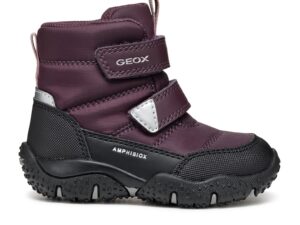 Ghete impermeabile cu inchidere velcro Baltic - Visiniu/Negru
