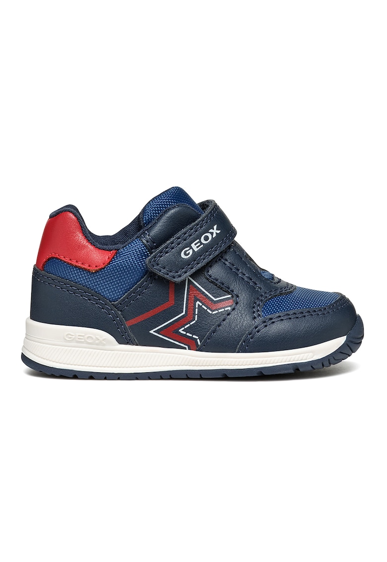 Reducere 68% - Pantofi sport din piele ecologica cu insertii din material textil - Bleumarin 1 Pantofi sport din piele ecologica cu insertii din material textil - Bleumarin
