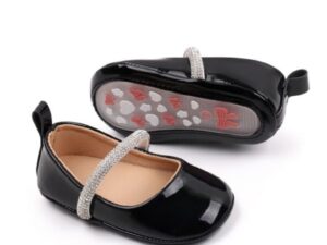 Pantofi  Model AL 13202 din lac - Fete - Negru