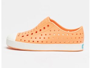 Tenisi slip-on cu varf intarit Jefferson - Alb/Portocaliu