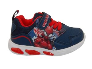 Pantofi sport cu imprimeu Spiderman - Rosu/Bleumarin