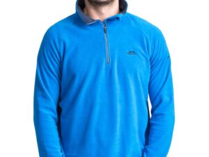 Bluza din material microfleece cu fenta cu fermoar Blackford - Albastru deschis - Albastru -