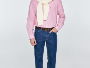 Camasa din bumbac cu model in dungi Cosiser