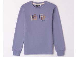 Bluza cu imprimeu pentru baiat -  0.7523 - Albastru deschis