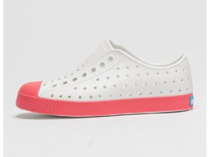 Tenisi slip-on cu varf intarit Jefferson - Alb/Roz aprins