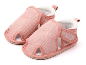 Sandale  Model AL 11185 Teddy - Textil - Fete - Roz - 3-6 luni