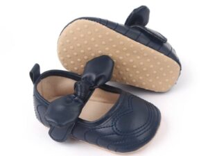 Pantofi  Model AL 14452 Heart - Piele ecologica - Fete -Bleumarin