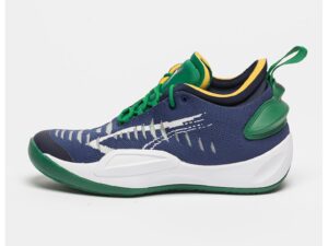 Pantofi mid-high pentru baschet Rise Nitro - Verde/Albastru