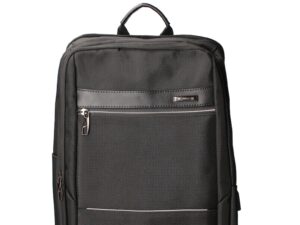 Rucsac unisex din material textil cu doua compartimente 175605 - Negru