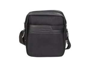 Geanta crossbody de piele ecologica 24511 - Negru