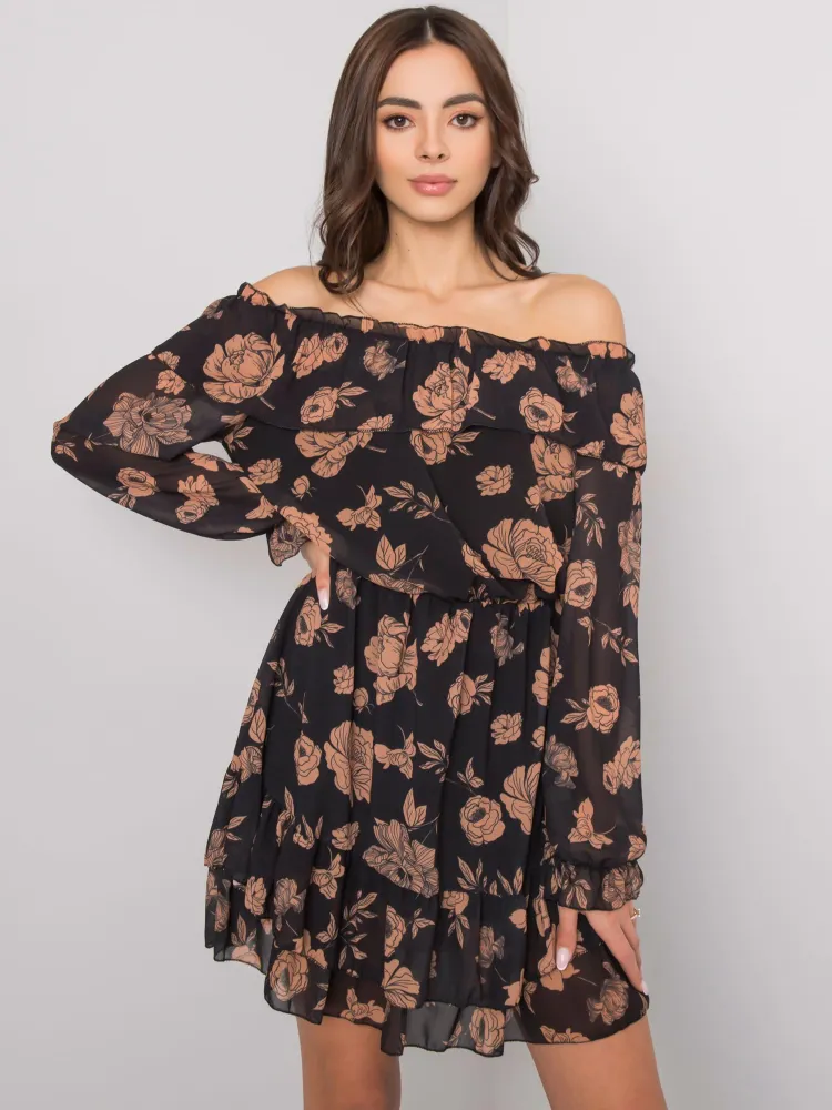 Reducere 67% - Rochie Aliza, spaniola cu imprim... 1 Rochie Aliza