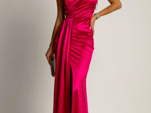 Rochie de seara satinata