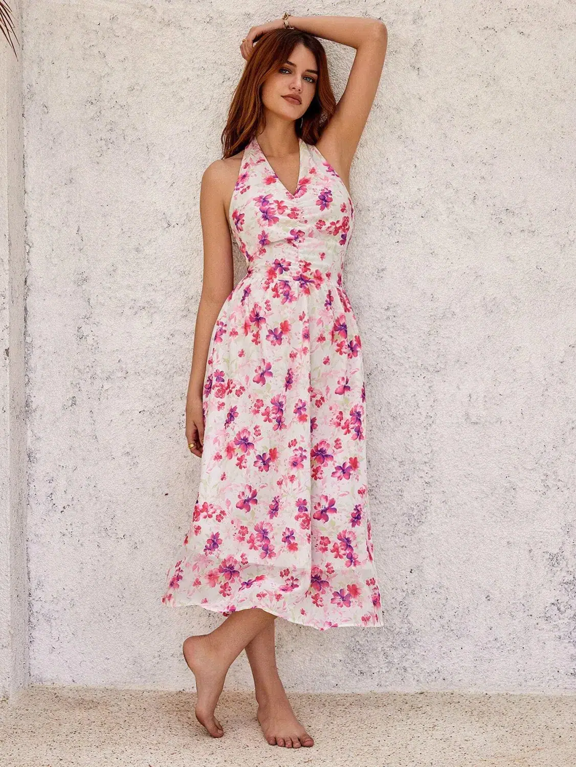 Reducere 77% - Rochie Raimonda, cu imprimeu flo... 1 Rochie Raimonda