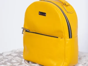 Rucsac Yellow din piele naturala