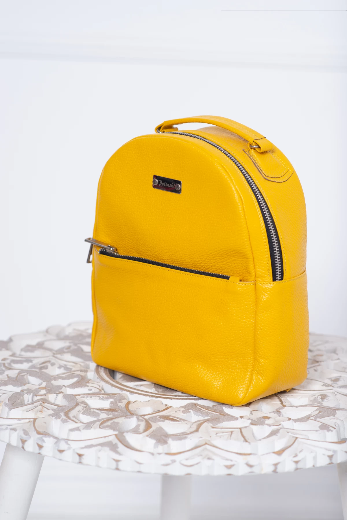 Reducere 30% - Rucsac Yellow din piele naturala 1 Rucsac Yellow din piele naturala