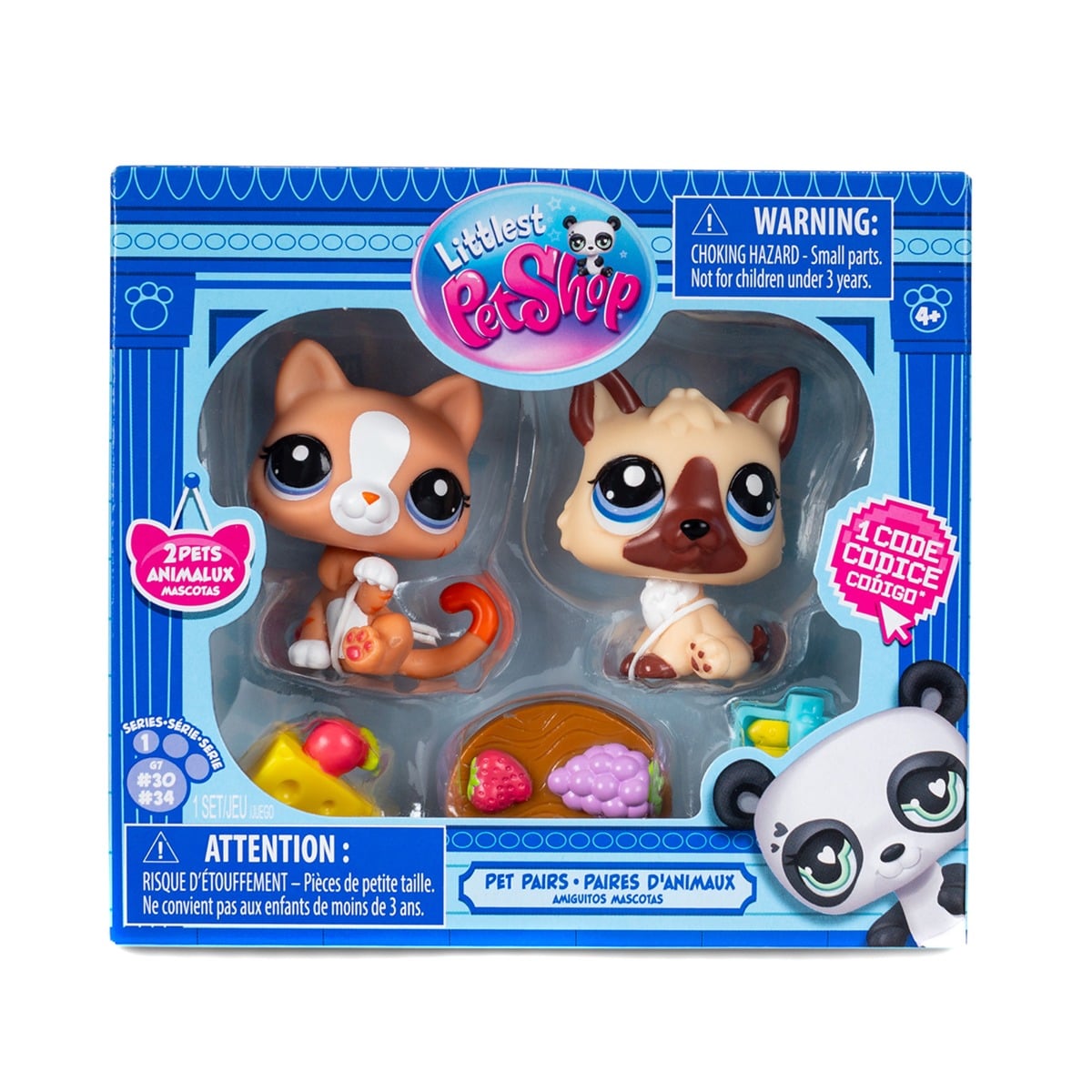 Reducere 25% - Set 2 figurine si accesorii, Littlest Pet Shop, Seria 1 1 Set 2 figurine si accesorii
