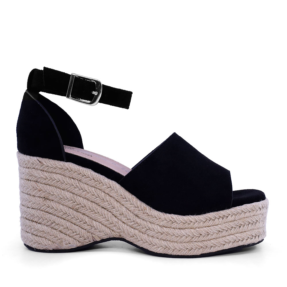 Reducere 40% - Sandale femei Solo Donna negre cu platformă 1167DS1310VN 1 Sandale femei Solo Donna negre cu platformă 1167DS1310VN