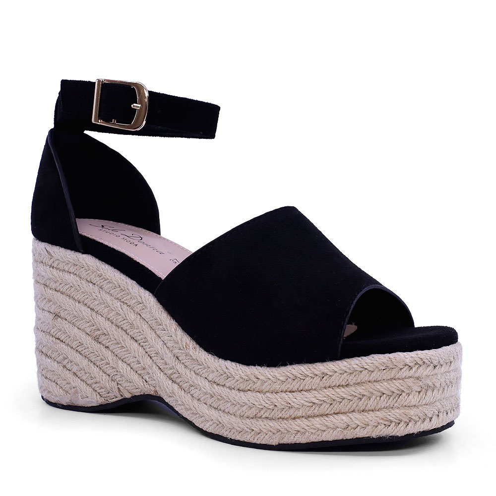 Reducere 40% - Sandale femei Solo Donna negre cu platformă 1167DS1310VN 2 Reducere 40% - Sandale femei Solo Donna negre cu platformă 1167DS1310VN - imagine 2