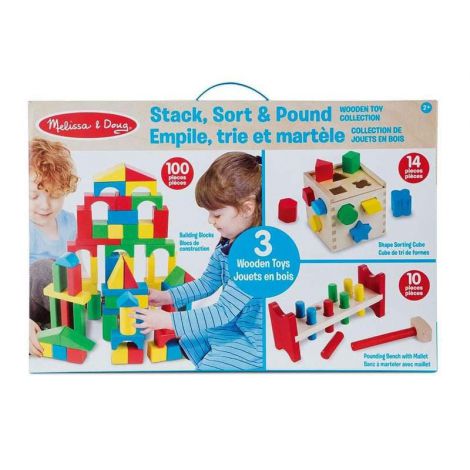 Reducere 49% - Set 3 jucarii clasice din lemn Melissa & Doug 93685 2 Reducere 49% - Set 3 jucarii clasice din lemn Melissa & Doug 93685 - imagine 2