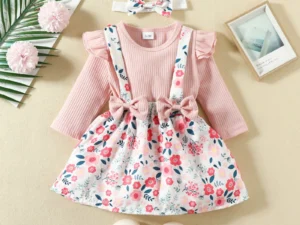 Set 3 piese Isaura Pink