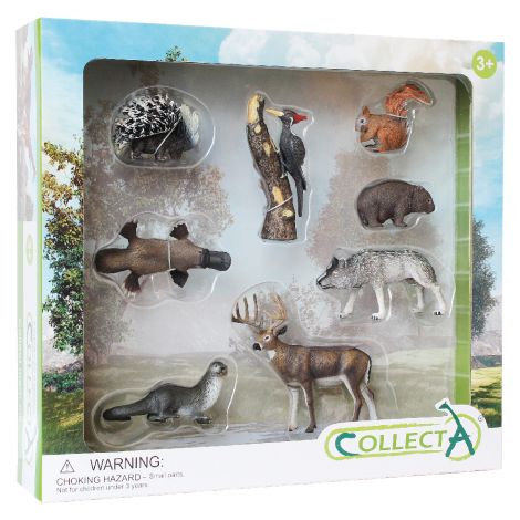 Reducere 39% - Set de 8 figurine pictate manual Woodlands 1 Set de 8 figurine pictate manual Woodlands