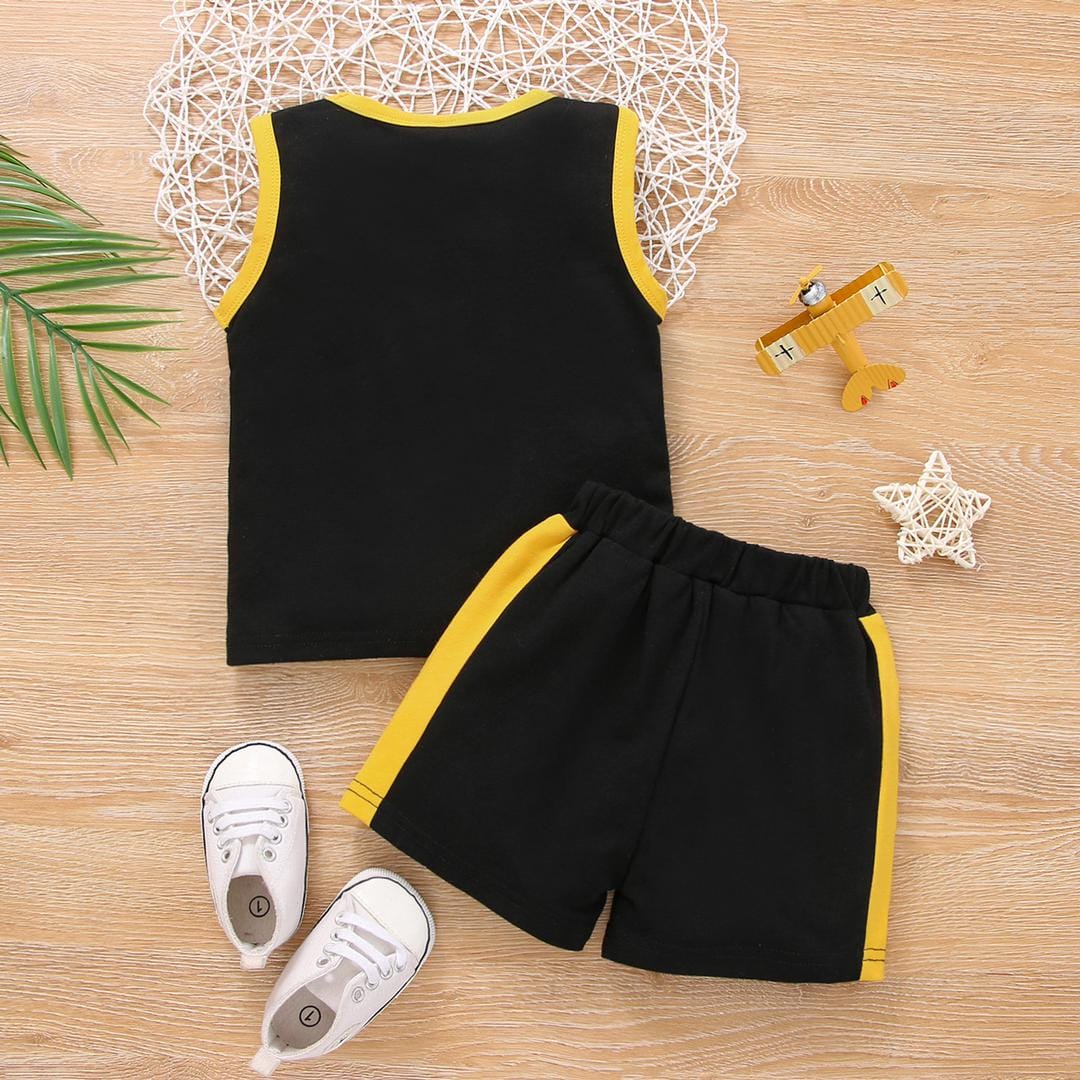 Reducere 51% - Set maiou si pantaloni Lil King 2 Reducere 51% - Set maiou si pantaloni Lil King - imagine 2