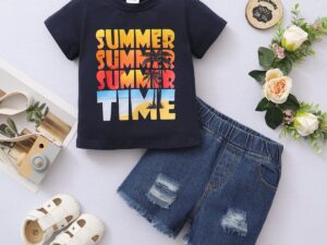 Set tricou si pantaloni Summer Time