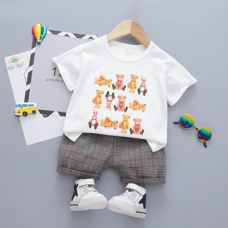 Reducere 47% - Set tricou si pantaloni Teddy 1 Set tricou si pantaloni Teddy