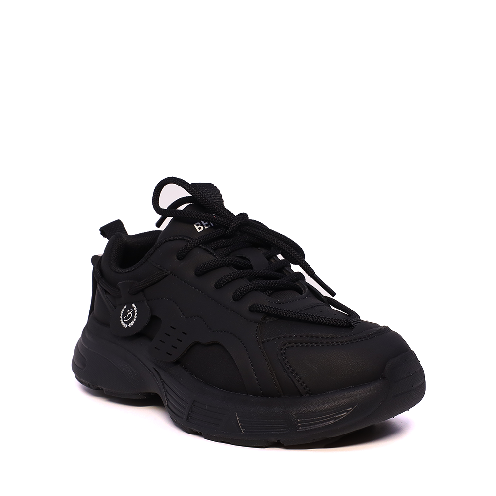 Reducere 30% - Sneakers fetițe Benvenuti negri din piele 3790FP002N 2 Reducere 30% - Sneakers fetițe Benvenuti negri din piele 3790FP002N - imagine 2