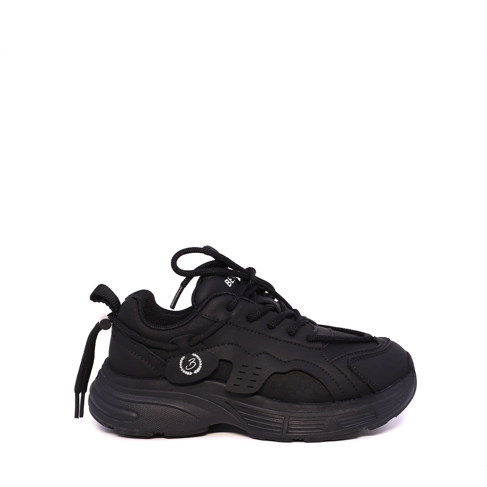 Reducere 30% - Sneakers fetițe Benvenuti negri din piele 3790FP002N 1 Sneakers fetițe Benvenuti negri din piele 3790FP002N