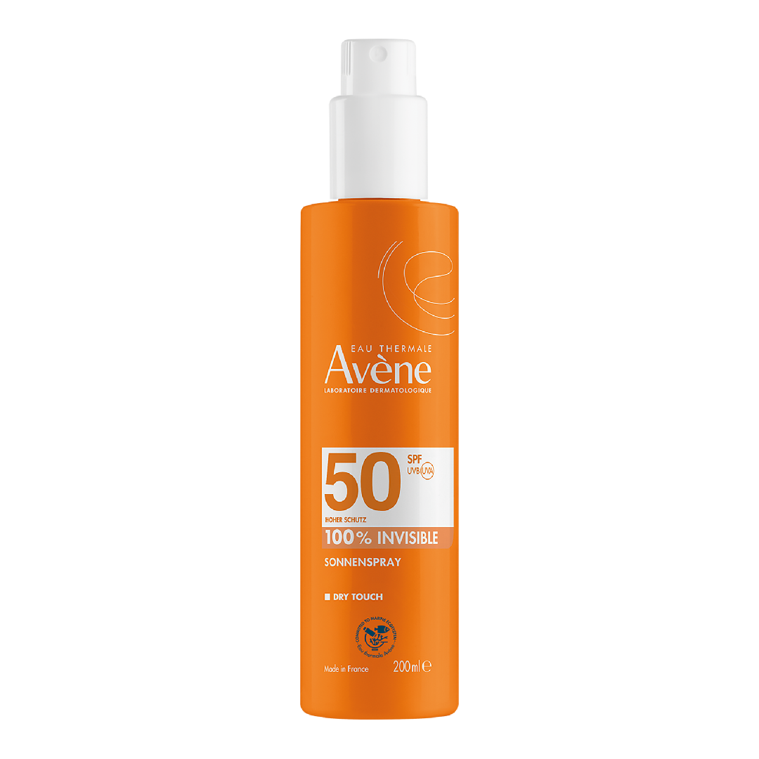 Reducere 27% - Spray pentru protectie solara cu SPF50+ Sun, 200 ml, Avene 1 Spray pentru protectie solara cu SPF50+ Sun