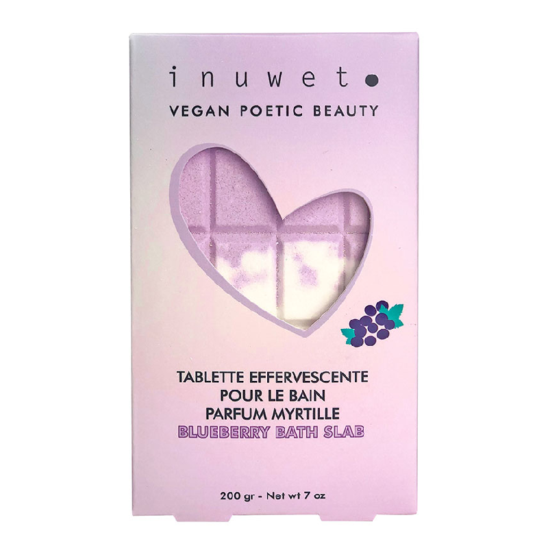 Reducere 20% - Tableta efervescenta pentru baie, cu parfum de coacaze, 200g, Inuwet 1 Tableta efervescenta pentru baie