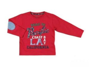 Tricou rosu cu maneca lunga (3013)