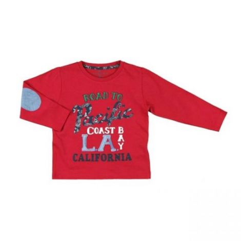 Reducere 42% - Tricou rosu cu maneca lunga (3013), 7 ani 122 cm 1 Tricou rosu cu maneca lunga (3013)
