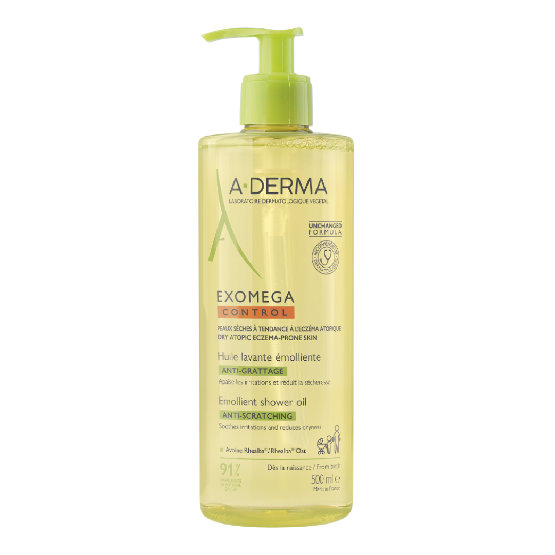 Reducere 15% - Ulei de dus Exomega Control, 500 ml, A-Derma 1 Ulei de dus Exomega Control