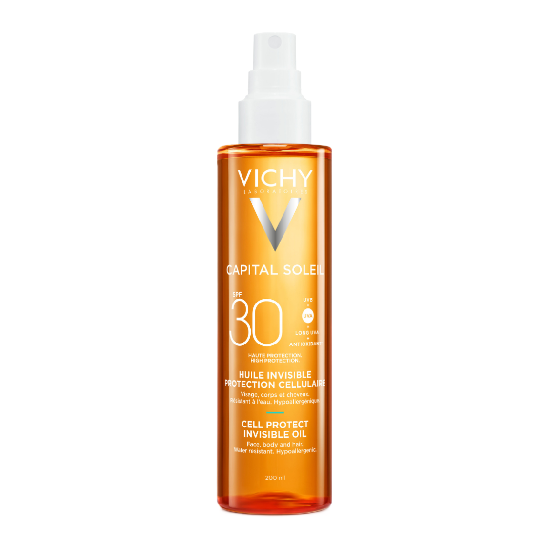 Reducere 15% - Ulei invizibil SPF30 Capital Soleil, 200 ml, Vichy 1 Ulei invizibil SPF30 Capital Soleil