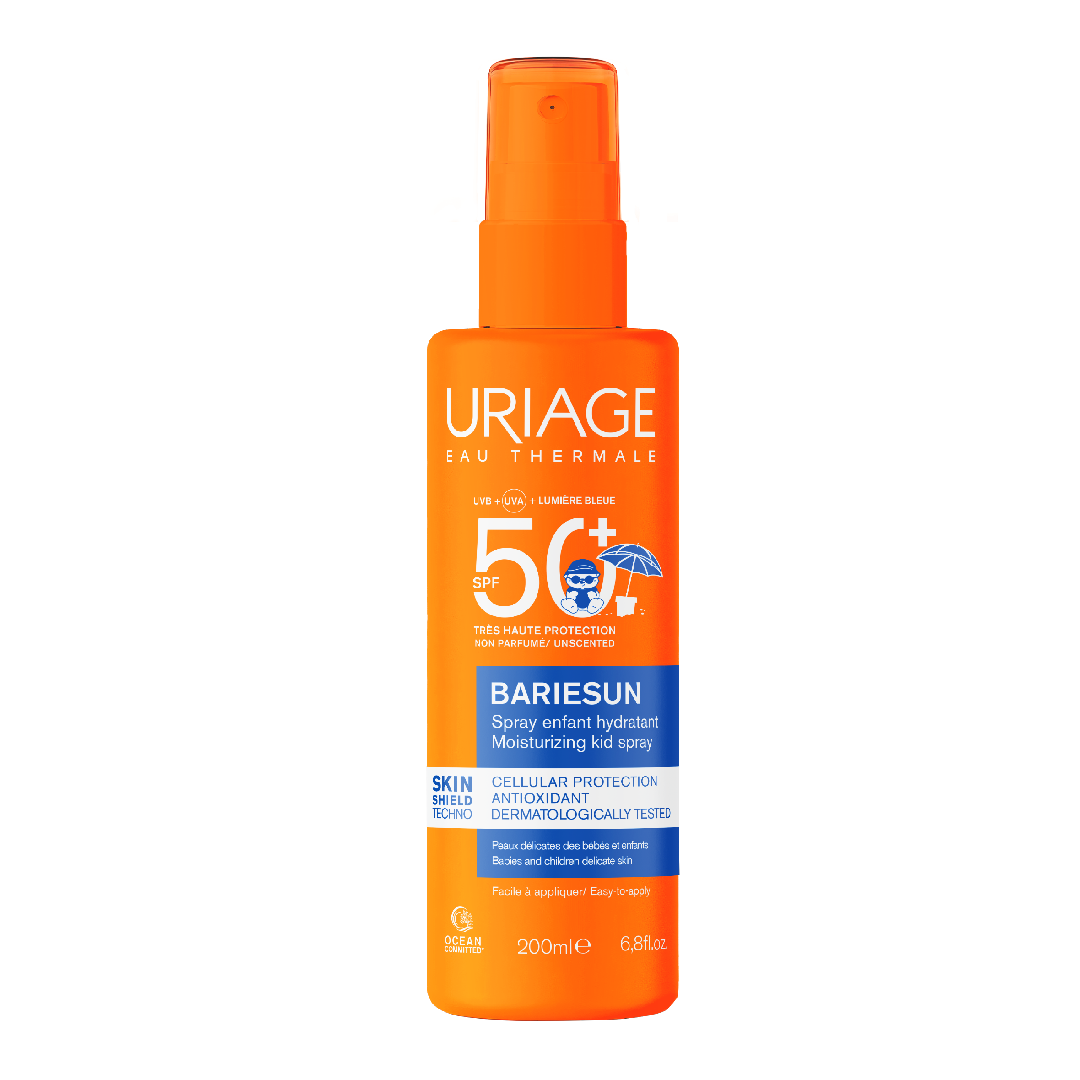 Reducere 24% - Spray de protectie solara cu SPF 50+ pentru copii Bariesun, 200 ml, Uriage 1 Spray de protectie solara cu SPF 50+ pentru copii Bariesun