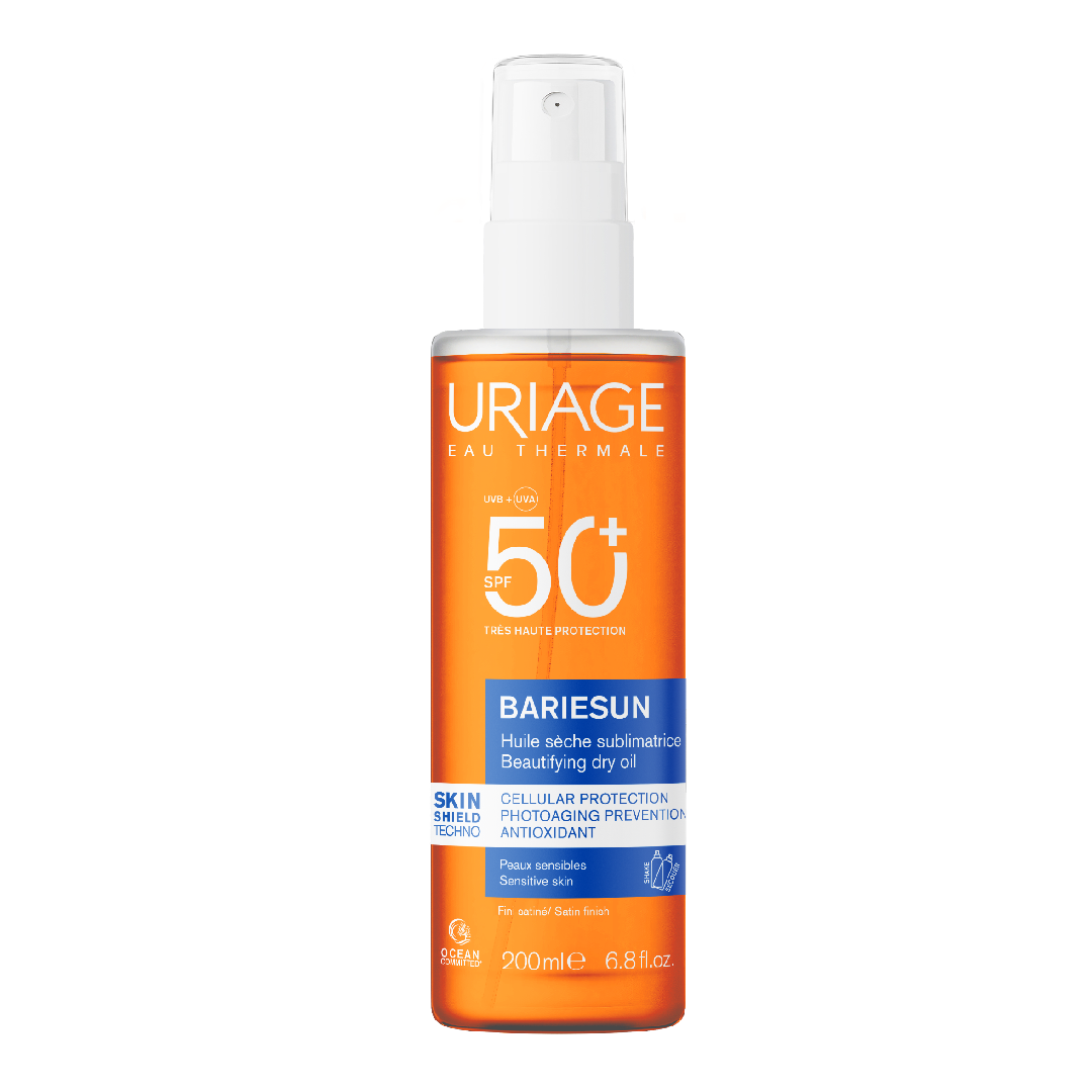 Reducere 22% - Ulei uscat cu protectie solara SPF50+ Bariesun, 200 ml, Uriage 1 Ulei uscat cu protectie solara SPF50+ Bariesun