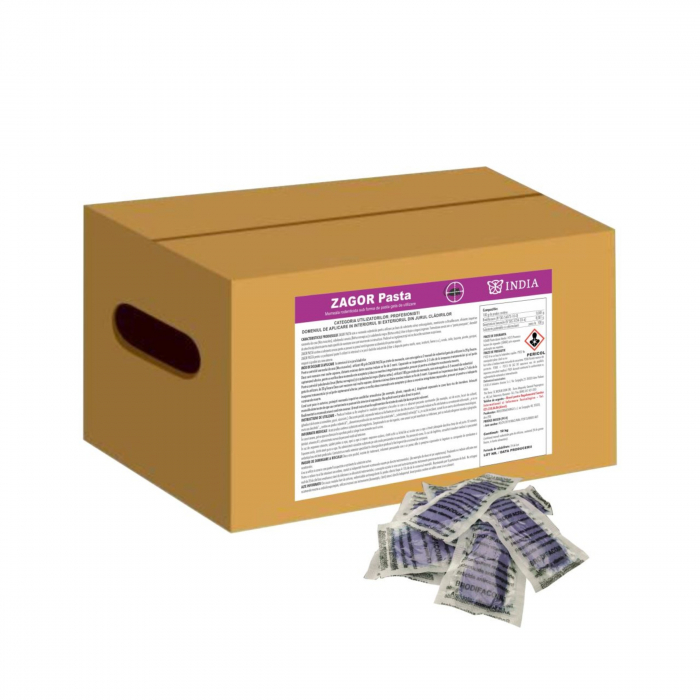 Reducere 8% - ZAGOR pasta, pentru soareci si sobolani, 10 kg (pret cutie) 1 ZAGOR pasta