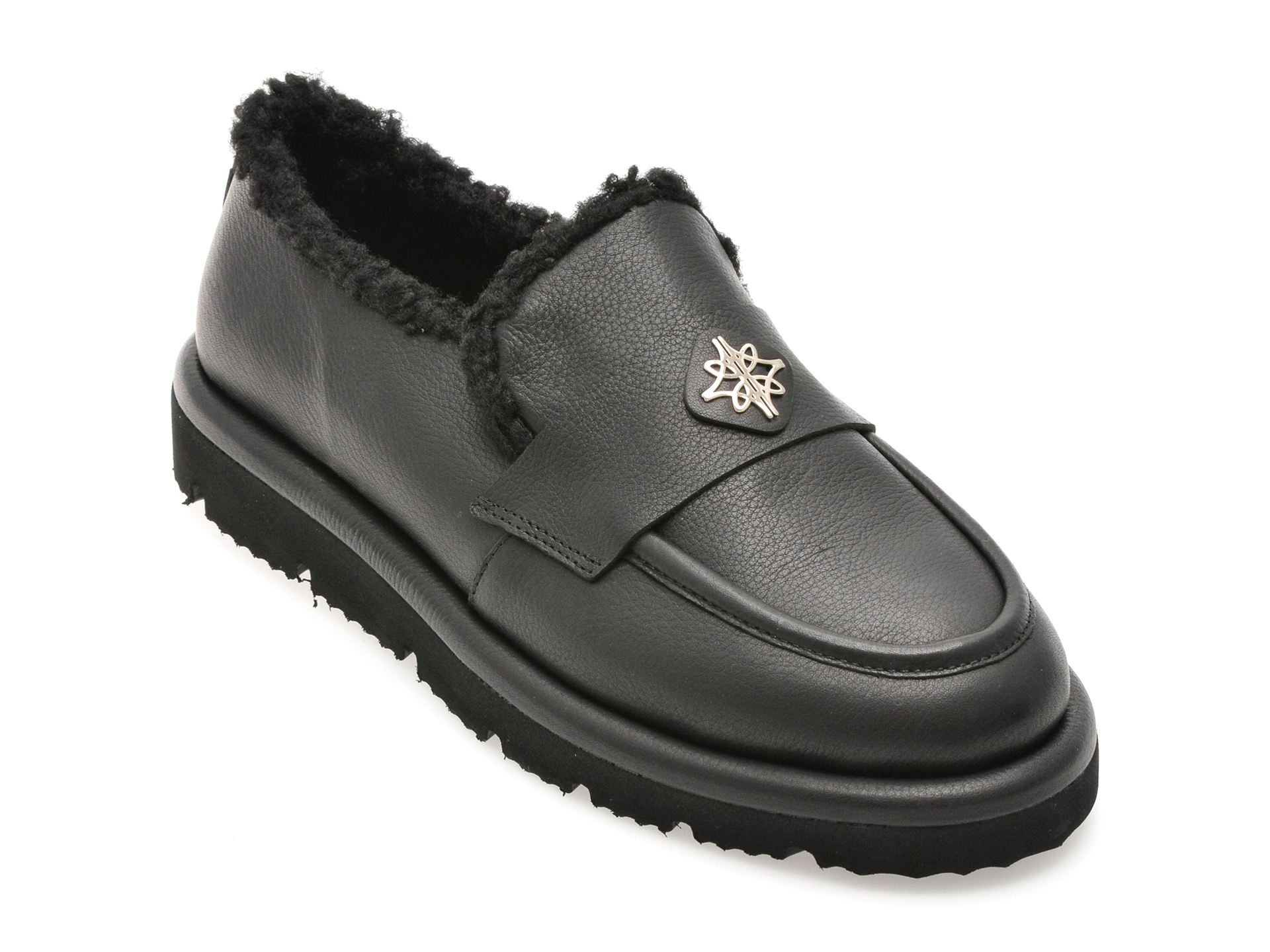 Reducere 68% - Mocasini EPICA negri, 3642607, din piele naturala 1 Mocasini EPICA negri